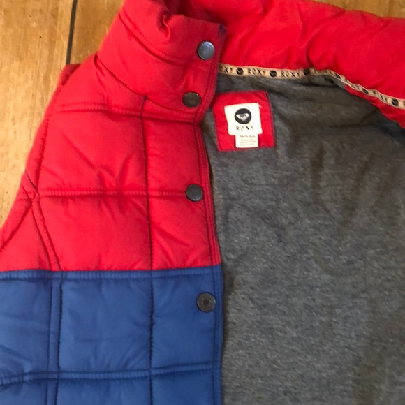 Roxy Colorblock Puffy Vest - Picture 3 of 4